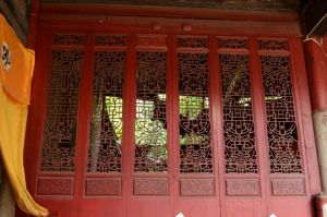 大殿西侧花窗（拍摄：红衣棒糖人/2013.6）