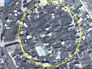 鉴江古堡大致范围（卫星图）