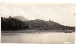 1920年代拍摄的联奎塔远景，照片标注为“永泰福建塔”（来源：Hubbards in China, 1920s / Flickr）