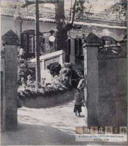 1933-1934年左右拍摄的日本驻福州领事馆入口（来源：国际写真新闻周刊（昭和九年一月十五日），林轶南收藏）