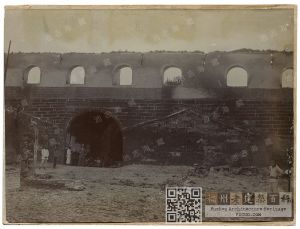 1911年辛亥革命于山战役时被焚毁的水部门城楼（池志海 收藏）