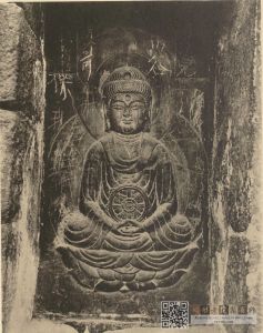 第一层，金轮王佛，摄于1929年（来源：《支那文化史迹·第六辑》，法藏馆）